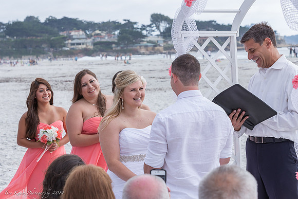 Cristy & Terrance's Carmel Beach Wedding