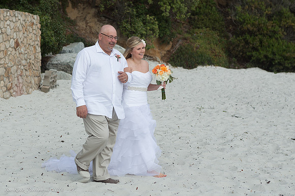 Cristy & Terrance's Carmel Beach Wedding