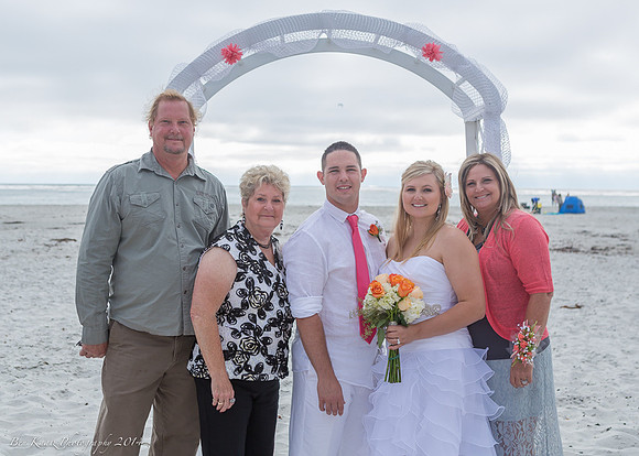 Cristy & Terrance's Carmel Beach Wedding