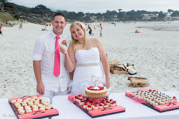 Cristy & Terrance's Carmel Beach Wedding
