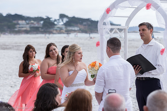 Cristy & Terrance's Carmel Beach Wedding