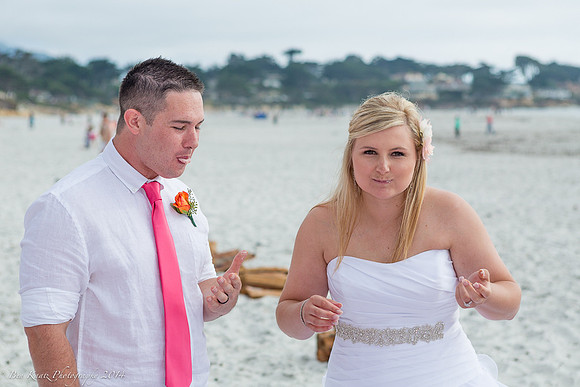 Cristy & Terrance's Carmel Beach Wedding