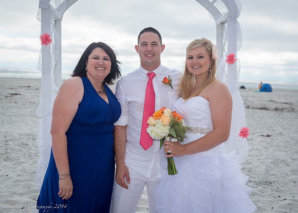 Cristy & Terrance's Carmel Beach Wedding