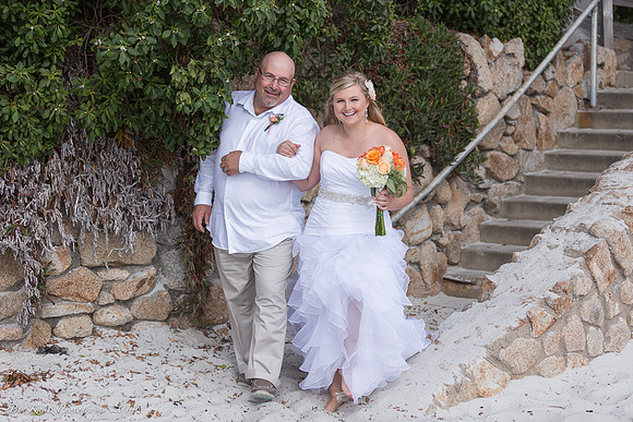 Cristy & Terrance's Carmel Beach Wedding