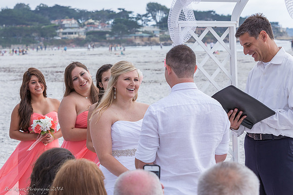 Cristy & Terrance's Carmel Beach Wedding