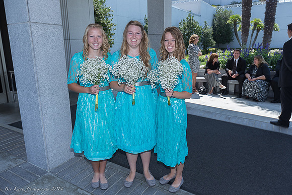 Kathryn and Jared's Wedding, Oakland Mormon Temple