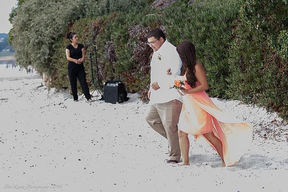 Cristy & Terrance's Carmel Beach Wedding