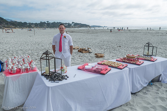 Cristy & Terrance's Carmel Beach Wedding