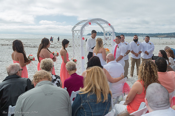 Cristy & Terrance's Carmel Beach Wedding