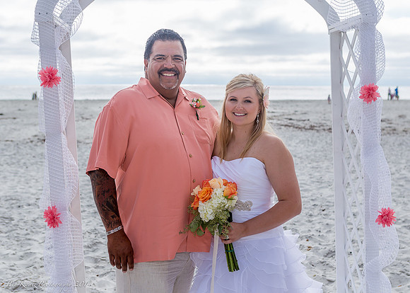 Cristy & Terrance's Carmel Beach Wedding