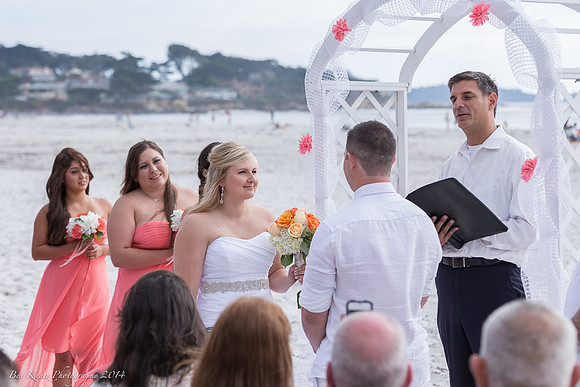 Cristy & Terrance's Carmel Beach Wedding