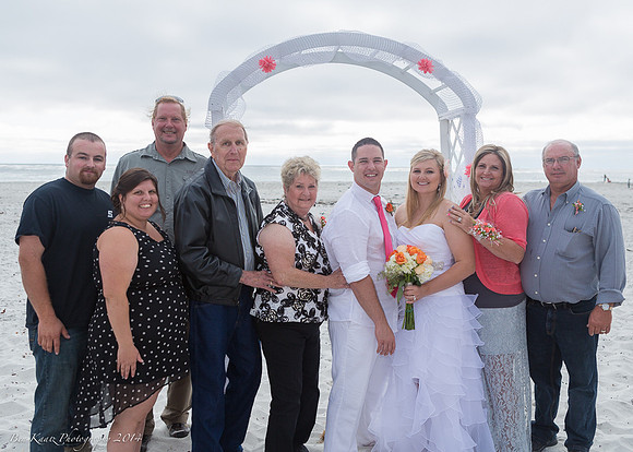 Cristy & Terrance's Carmel Beach Wedding