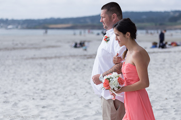 Cristy & Terrance's Carmel Beach Wedding