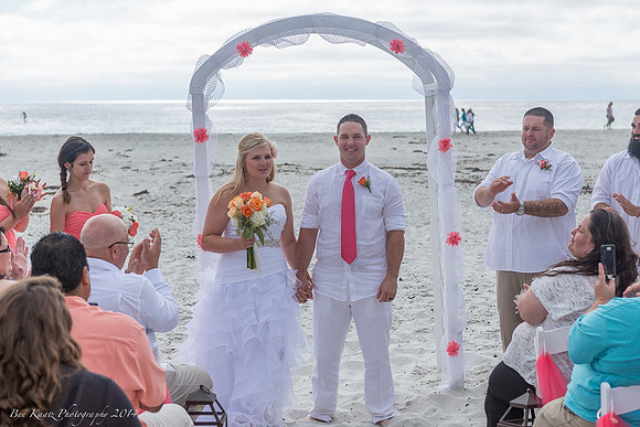 Cristy & Terrance's Carmel Beach Wedding