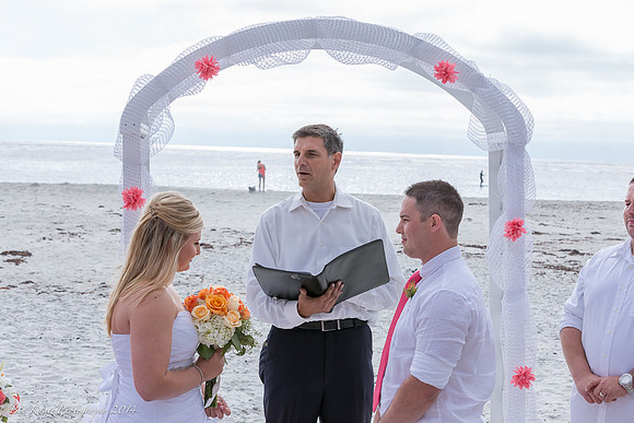 Cristy & Terrance's Carmel Beach Wedding